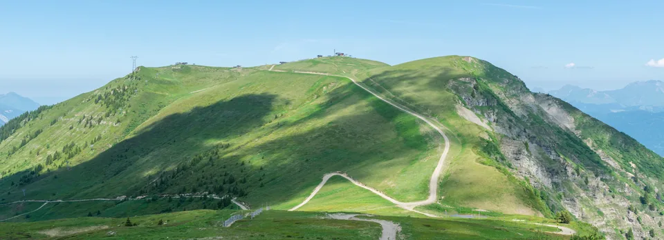 La Tête du Pré des Saix et la pointe de Vernant vues depuis le col de Vernant